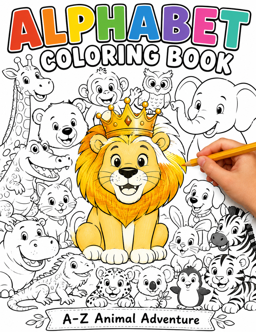 ABC coloring book for kids