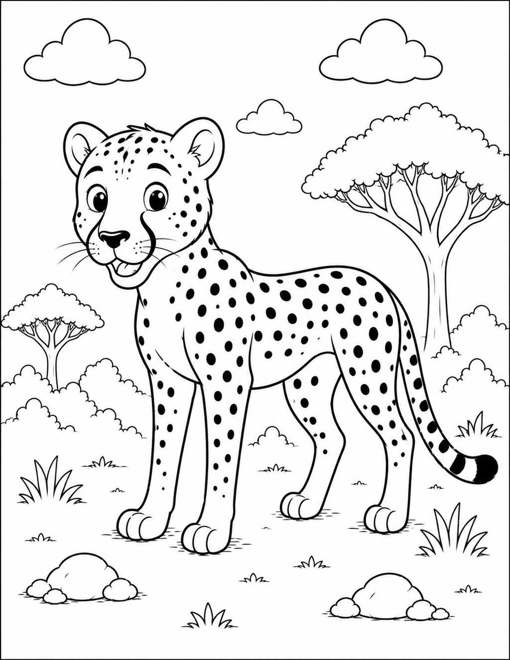 Animal coloring book