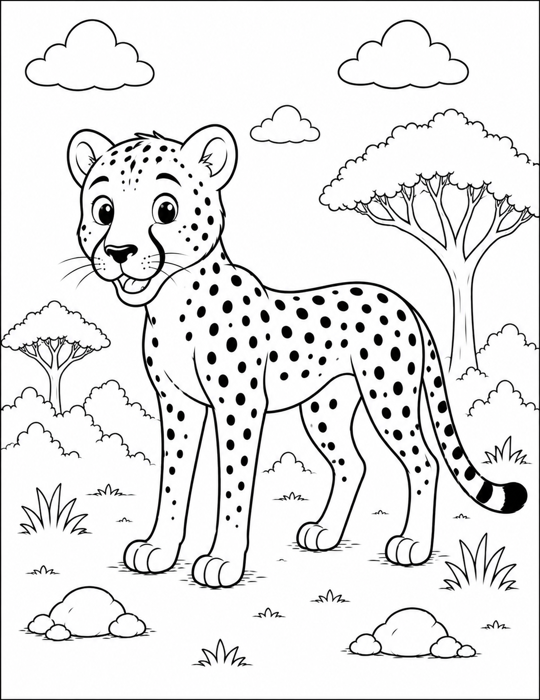 Animal coloring book