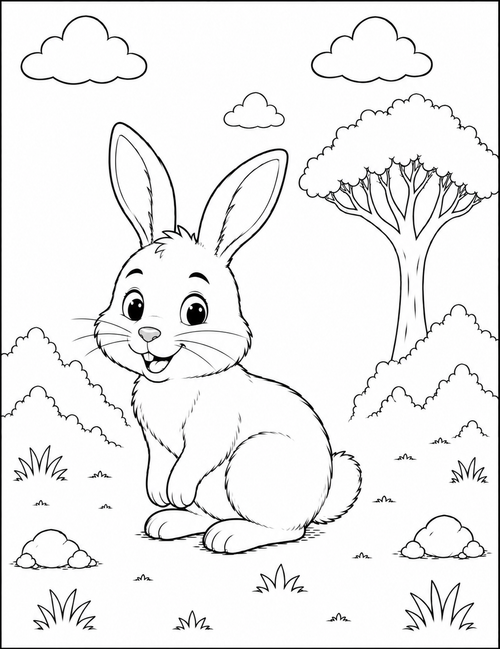 Animal coloring book