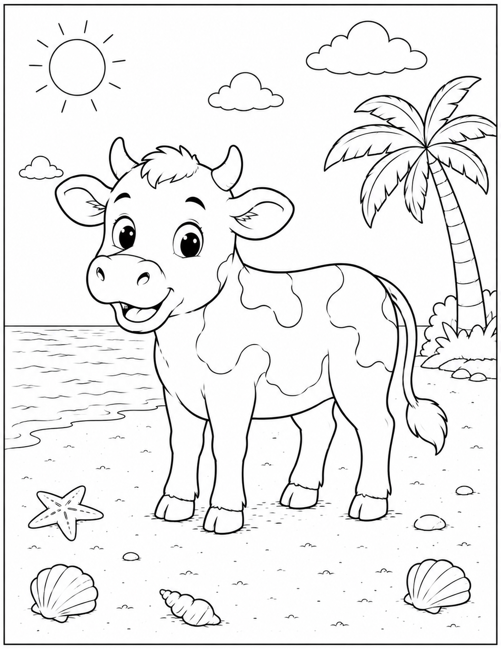 Animal coloring book
