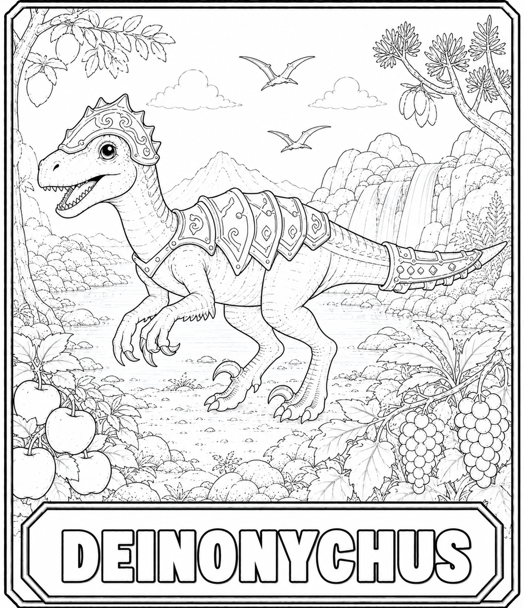 Dinosaurs coloring book
