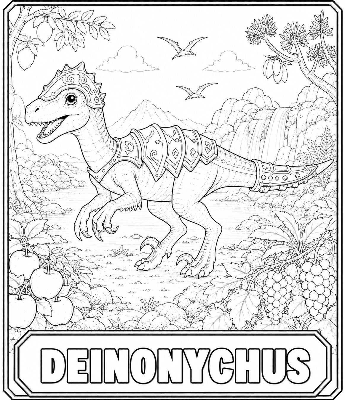 Dinosaurs coloring book