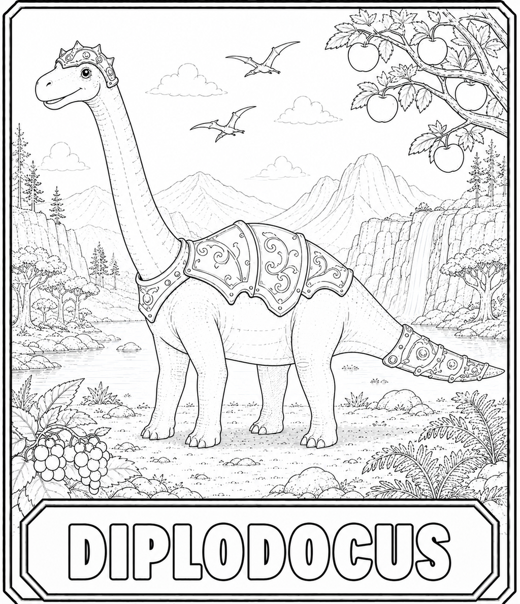 Dinosaurs coloring book